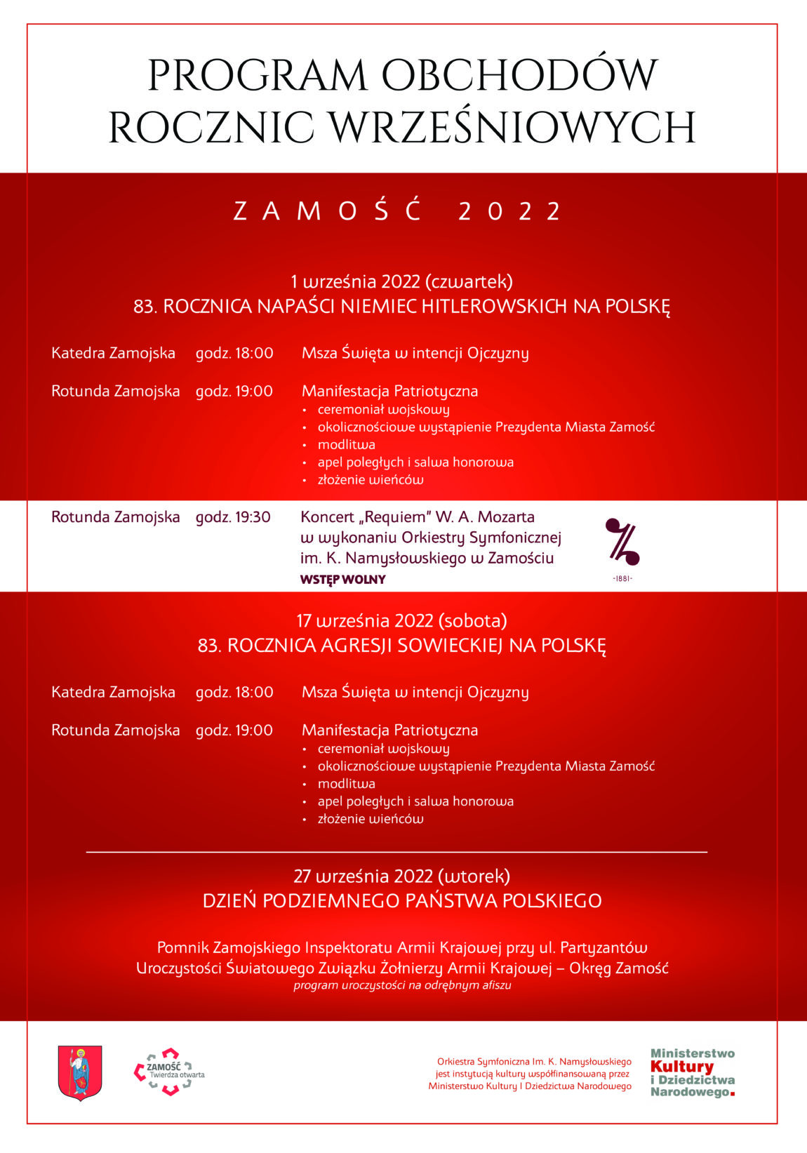 OBCHODY ROCZNIC WRZEŚNIOWYCH
